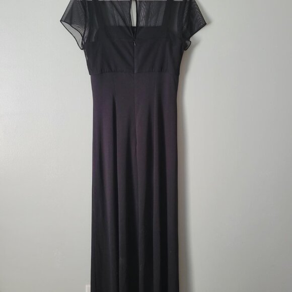 Stage Accents Black Dress Women's 8 Performance Maxi Recital Choir Dress - Picture 3 of 5